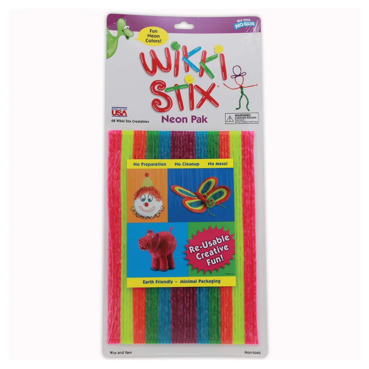 Wikki Stix® Neon Colors, Pack of 48